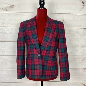 Pendleton 100% Virgin Wool Plaid Jacket